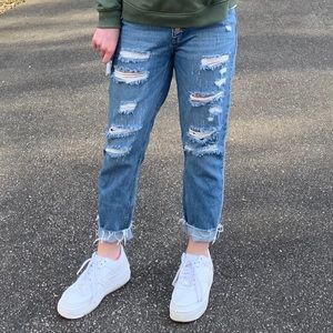 Free People distressed jeans